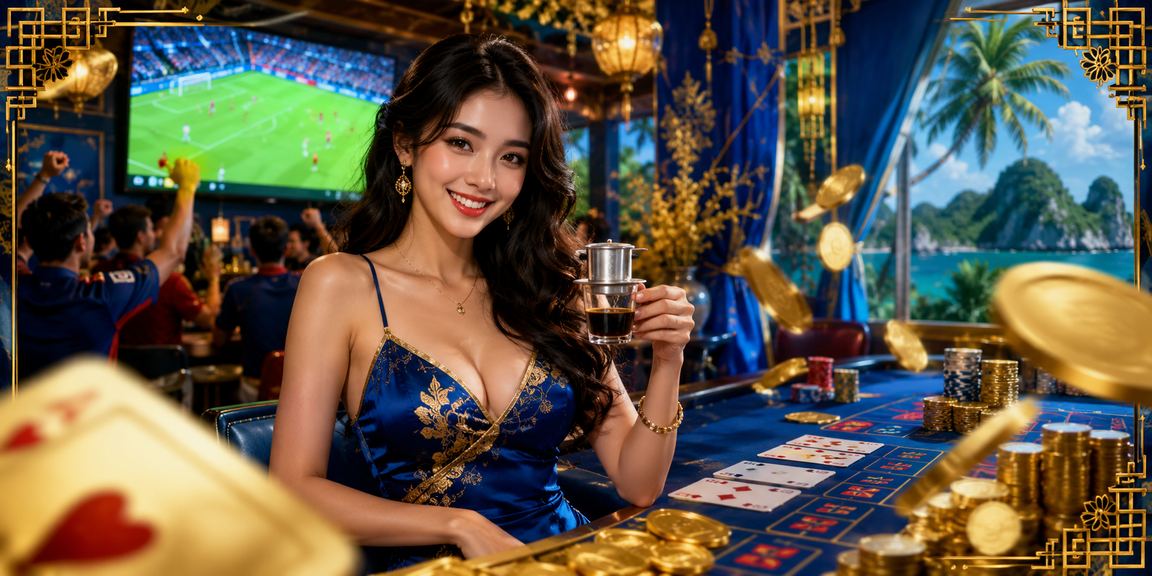 Người chơi Hà Nội thưởng thức baccarat kết hợp cà phê Việt